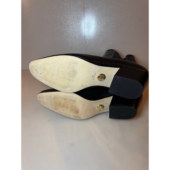 Veronica Beard Black Leather Lada Chelsea Boots - Size 9 - Picture 6 of 8